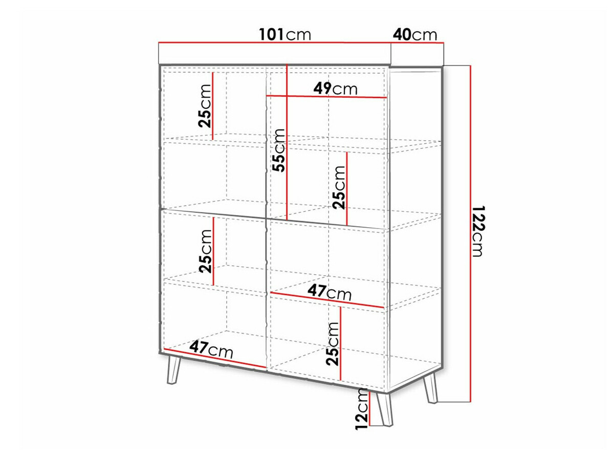 Шкафчик Charlotte 179 (Графит + Глянцевый графит)