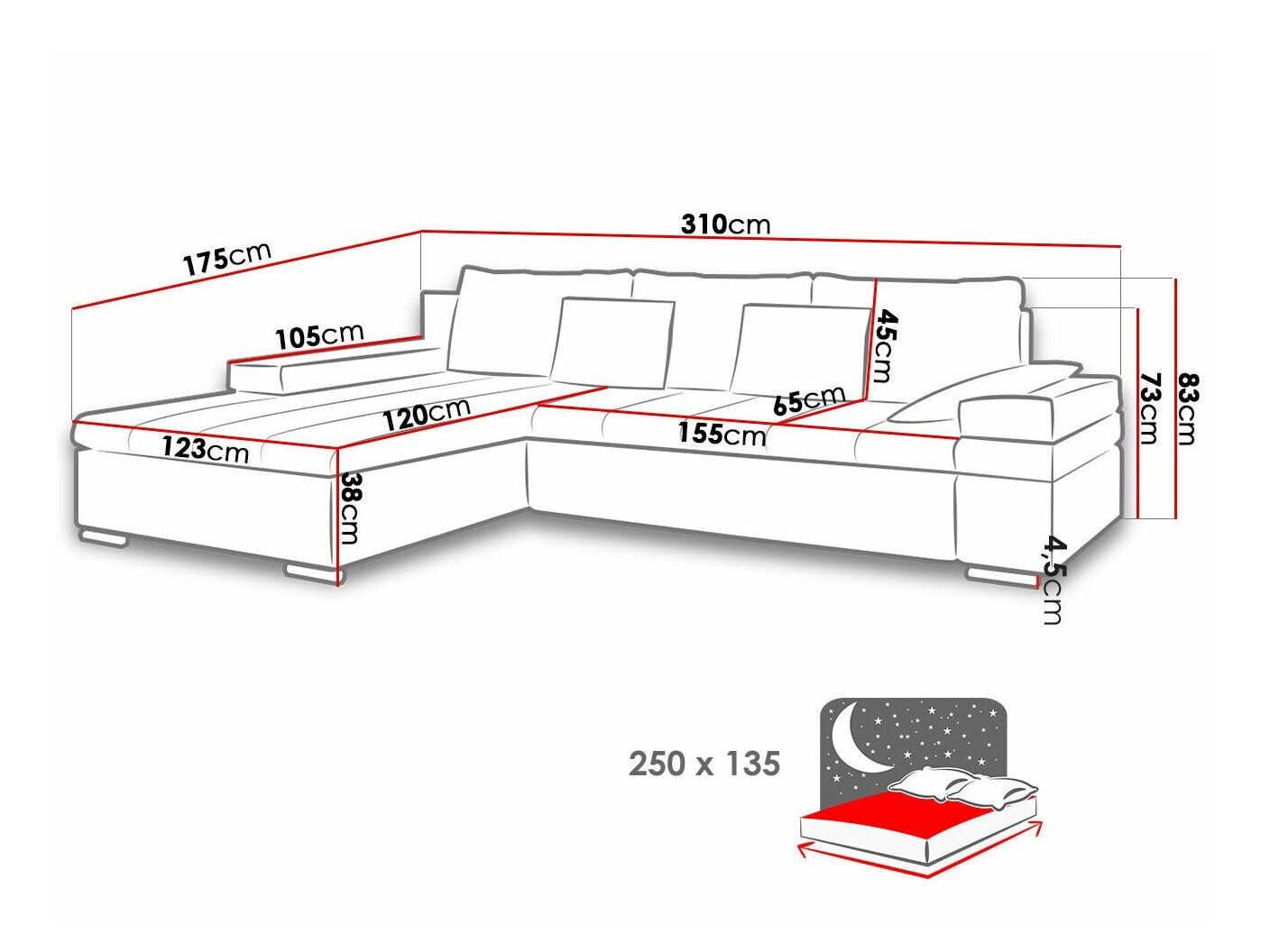 Угловой диван Comfivo 113 (Uttario Velvet + Senegal 825)