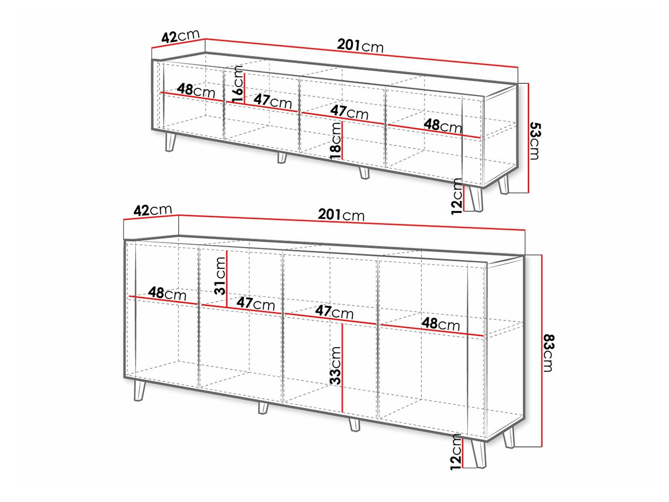 Viesistabas komplekts Charlotte 185 (Balts + Craft ozols)
