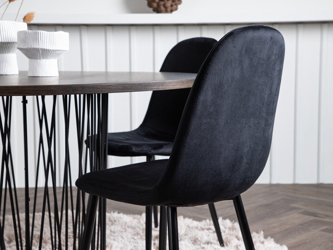 Ēdamistabas komplekts Dallas 3370 (Melns)