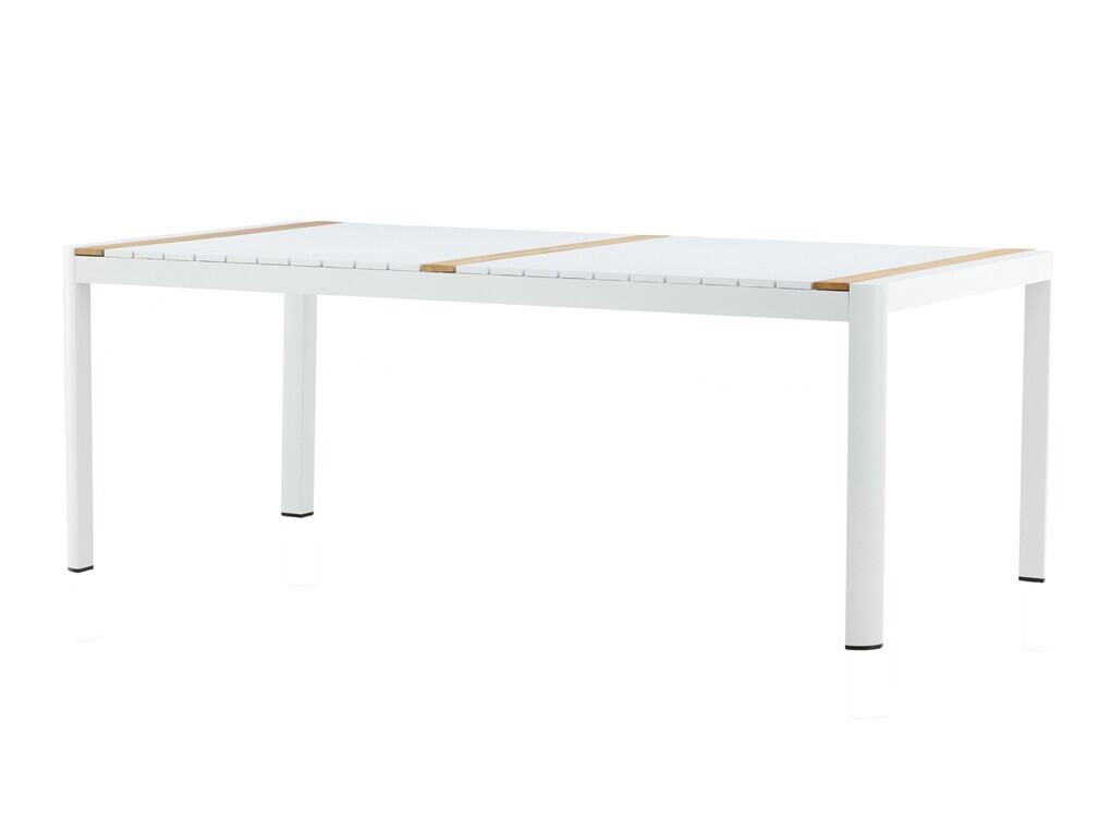 Dārza galds Dallas 2834 (Balts + Brūns)