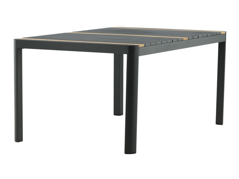 Dārza galds Dallas 2834 (Melns + Brūns)