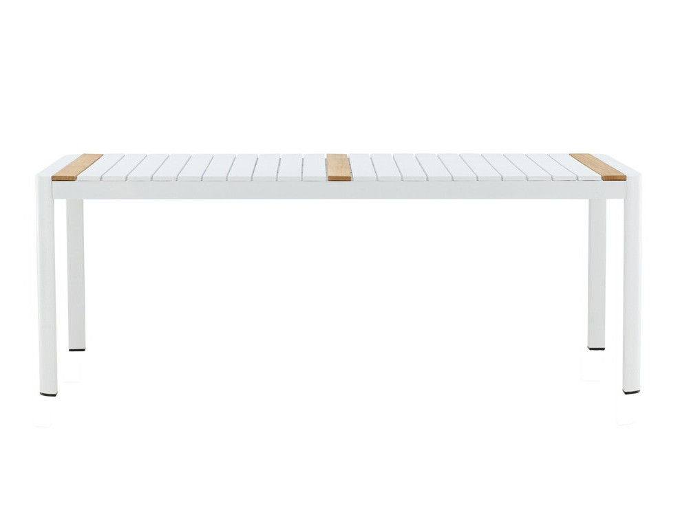 Садовый стол Dallas 2834 (Белый + Коричневый)