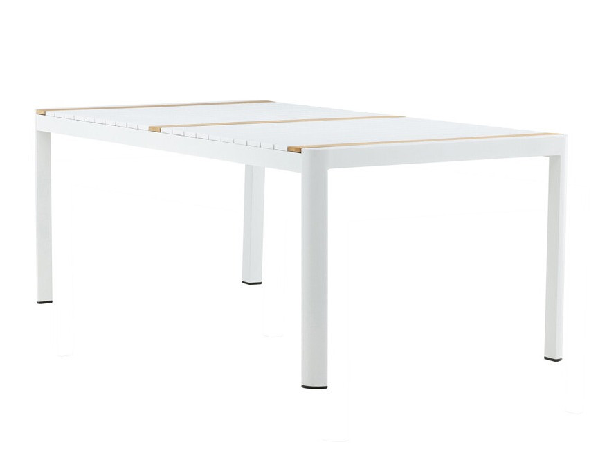 Садовый стол Dallas 2834 (Белый + Коричневый)