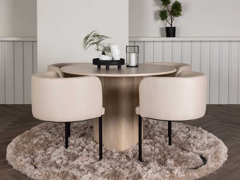 Ēdamistabas komplekts Dallas 3986 (Gaišs koks)