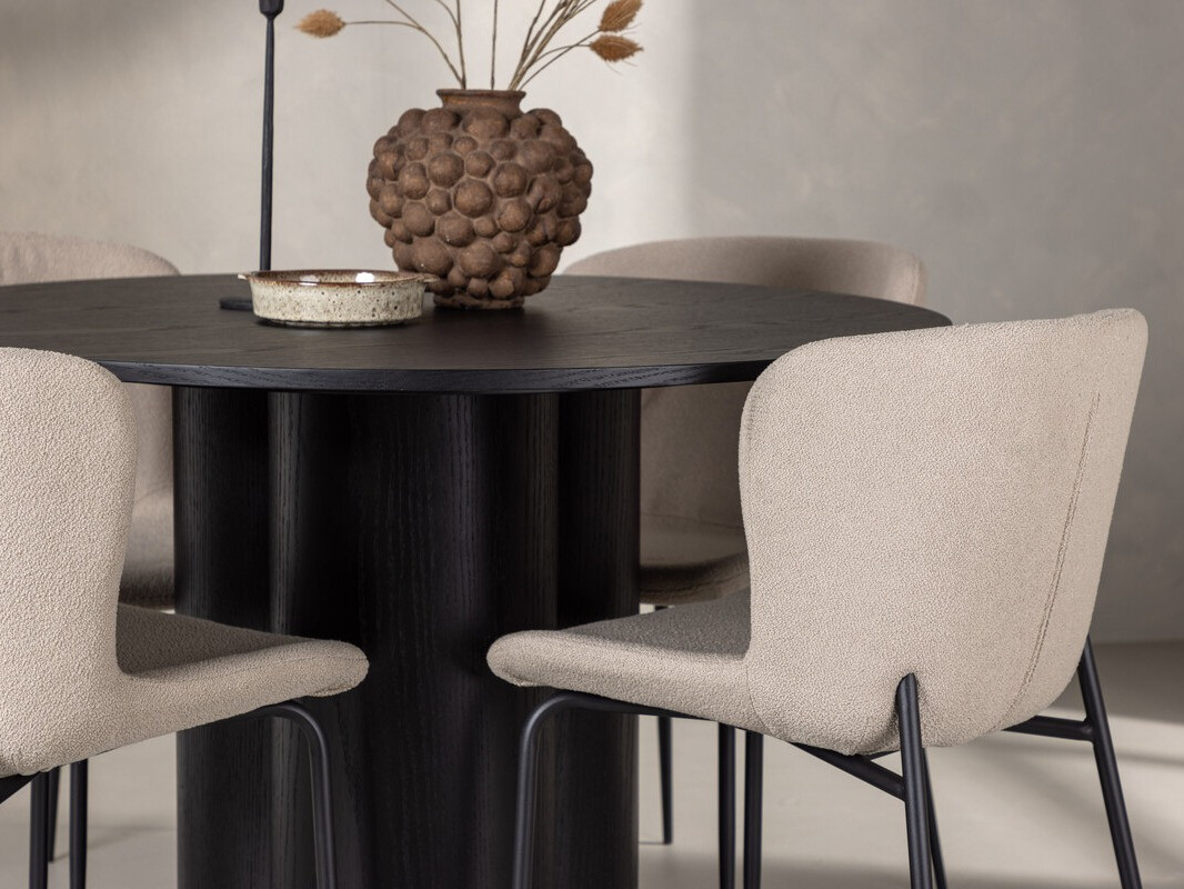 Ēdamistabas komplekts Dallas 3432 (Bēšs + Brūns)