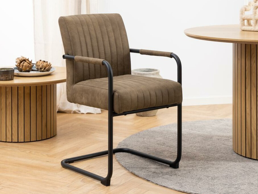 Стул Norsica 737 (Чёрный + Коричневый)