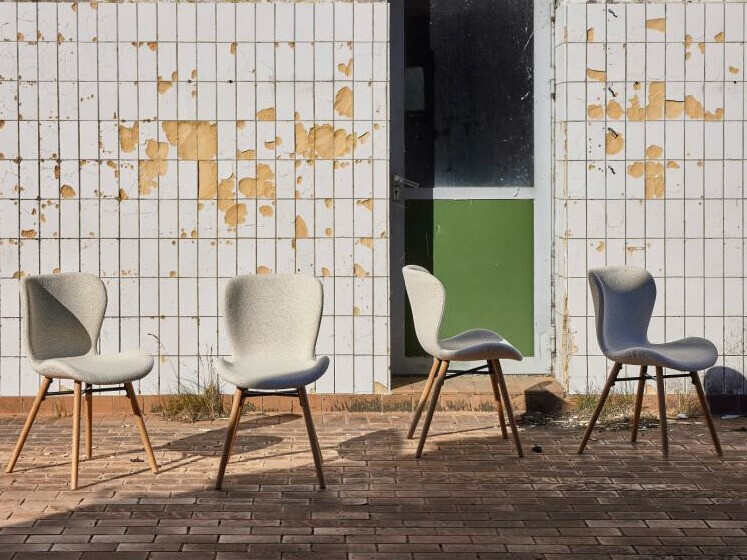 Стул Norsica 788 (Бежевый + Светлое дерево)