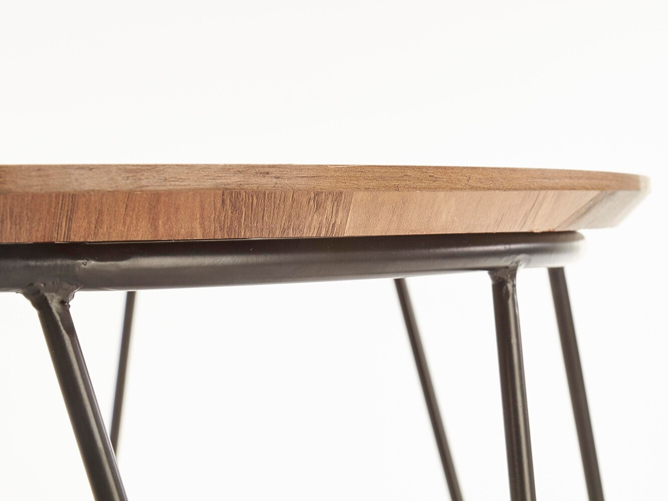 Žurnālu galdiņš Houston 689 (Rieksts + Melns)