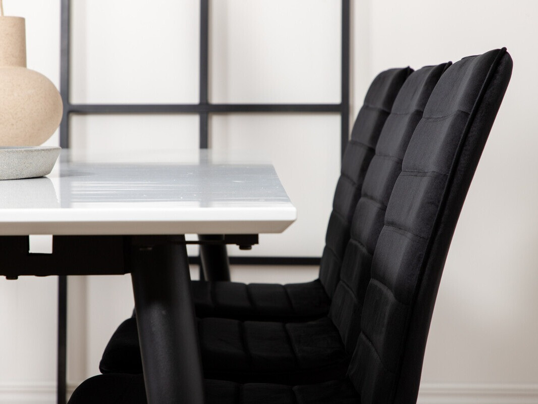 Ēdamistabas komplekts Dallas 3439 (Melns)