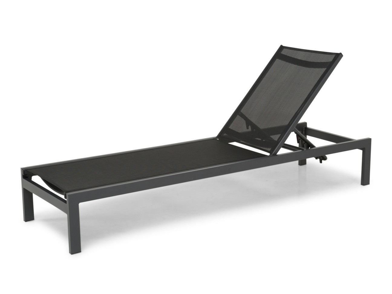 Sauļošanās krēsls Comfort Garden 1570 (Melns)