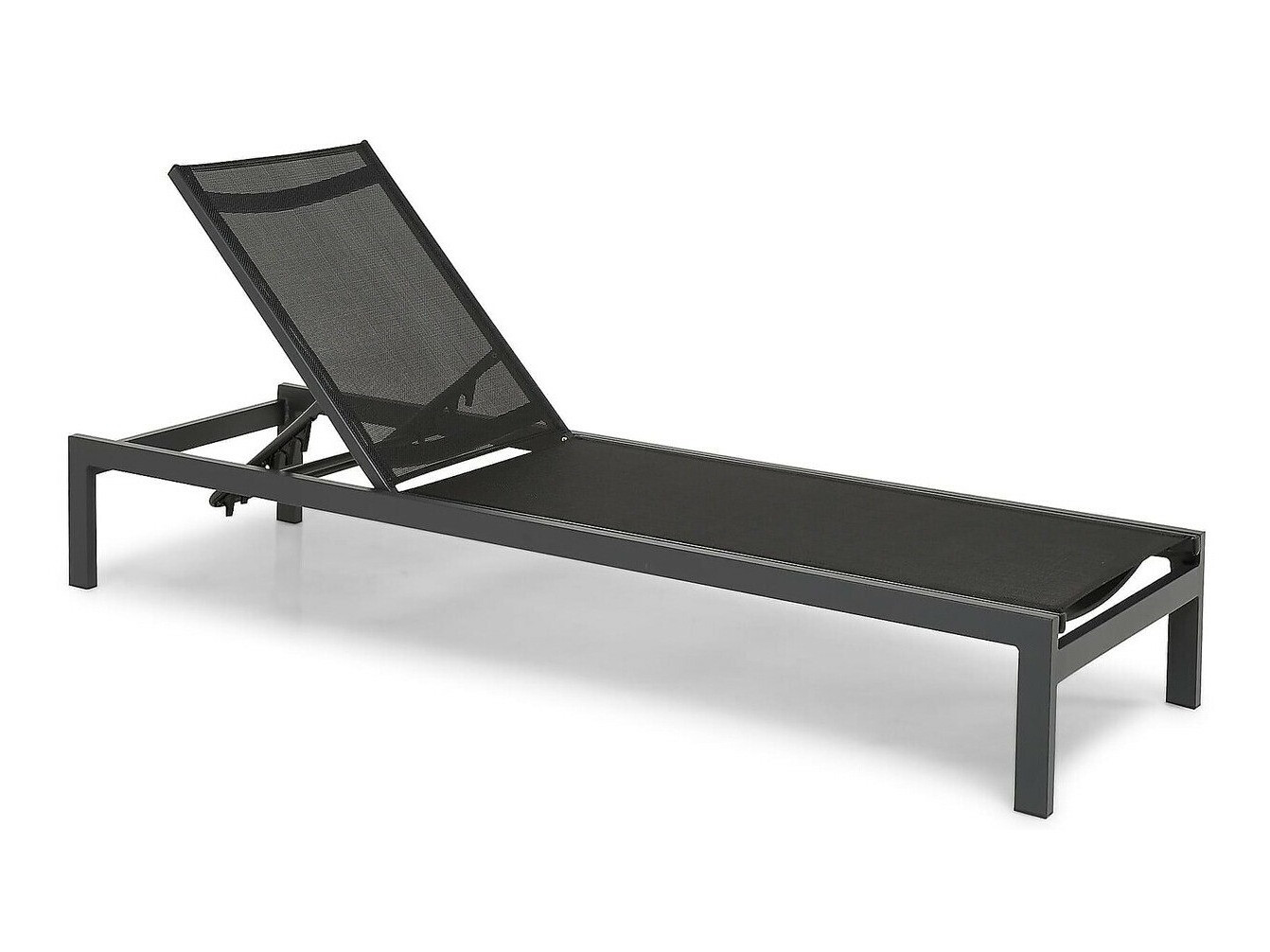 Sauļošanās krēsls Comfort Garden 1570 (Melns)
