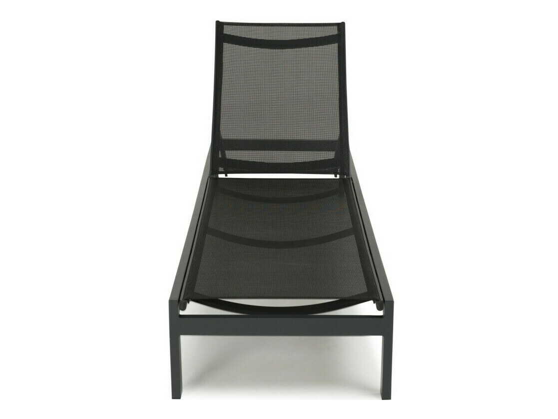 Sauļošanās krēsls Comfort Garden 1570 (Melns)