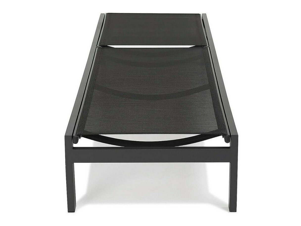 Sauļošanās krēsls Comfort Garden 1570 (Melns)
