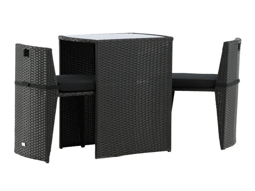 Balkona komplekts Dallas 3458 (Melns)