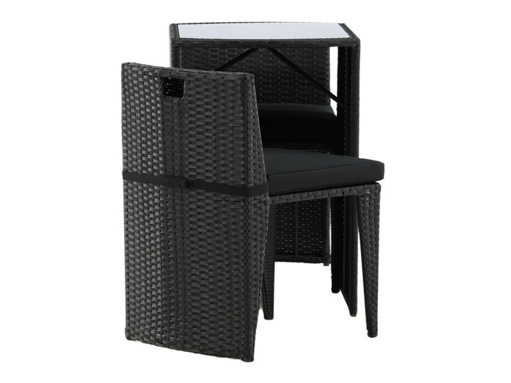 Balkona komplekts Dallas 3458 (Melns)