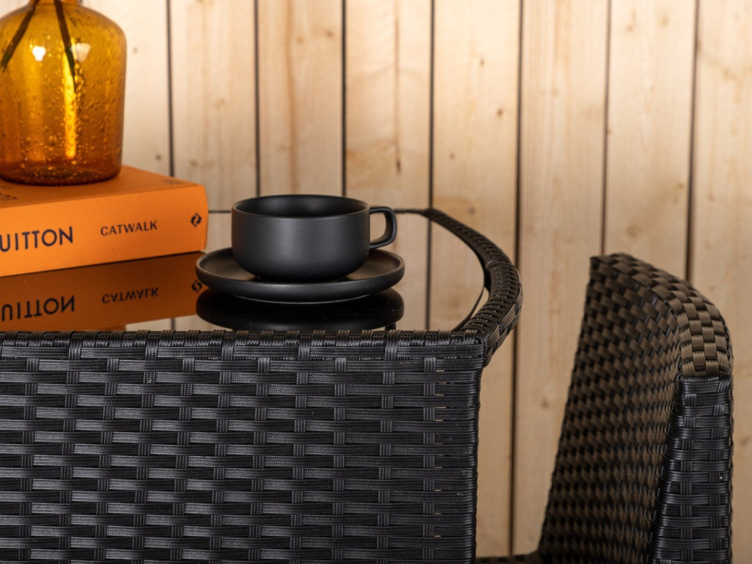 Balkona komplekts Dallas 3458 (Melns)