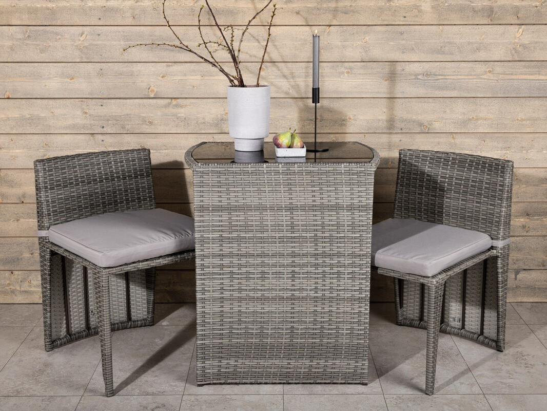 Balkona komplekts Dallas 3458 (Pelēks)