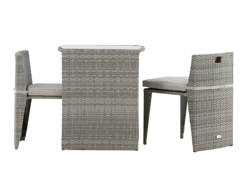 Balkona komplekts Dallas 3458 (Pelēks)