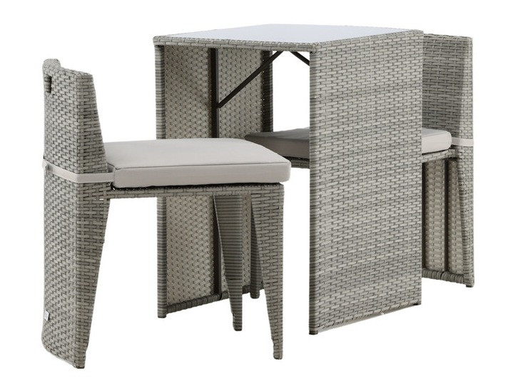 Balkona komplekts Dallas 3458 (Pelēks)