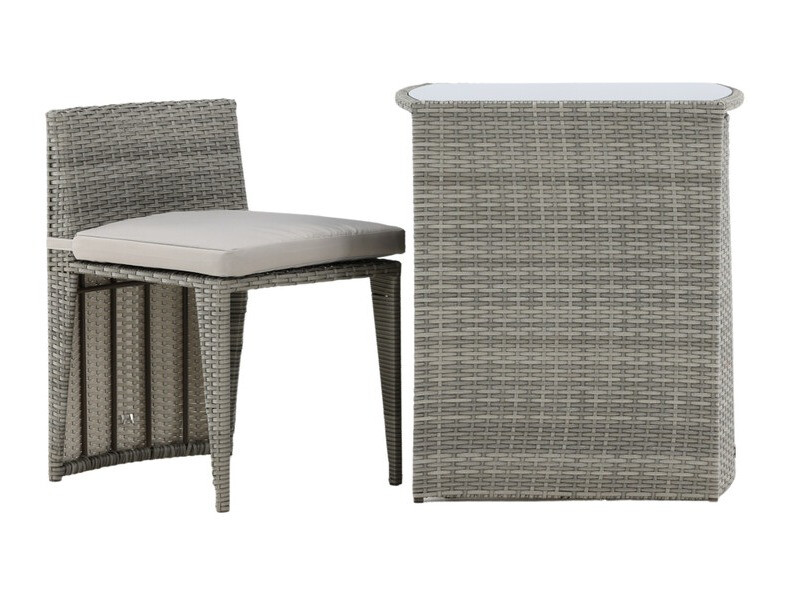 Balkona komplekts Dallas 3458 (Pelēks)