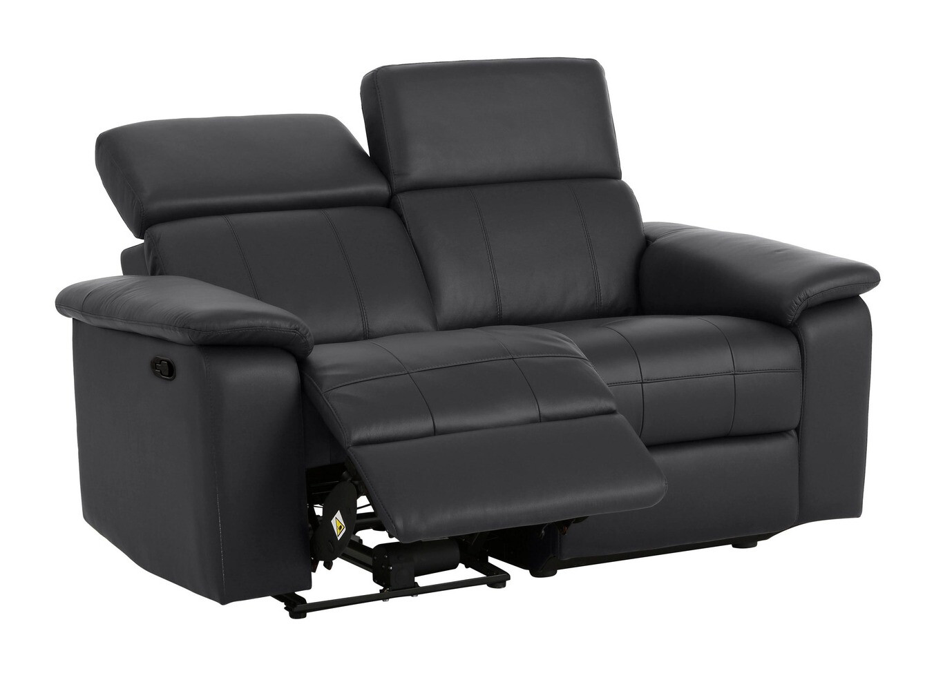 Dīvāns reglainer Denton 1504 (Melns)