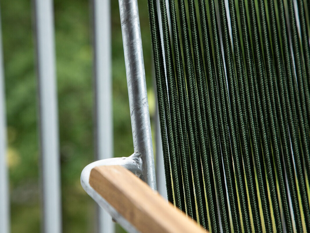 Dārza krēsls Dallas 3463 (Zaļš + Sudraba)