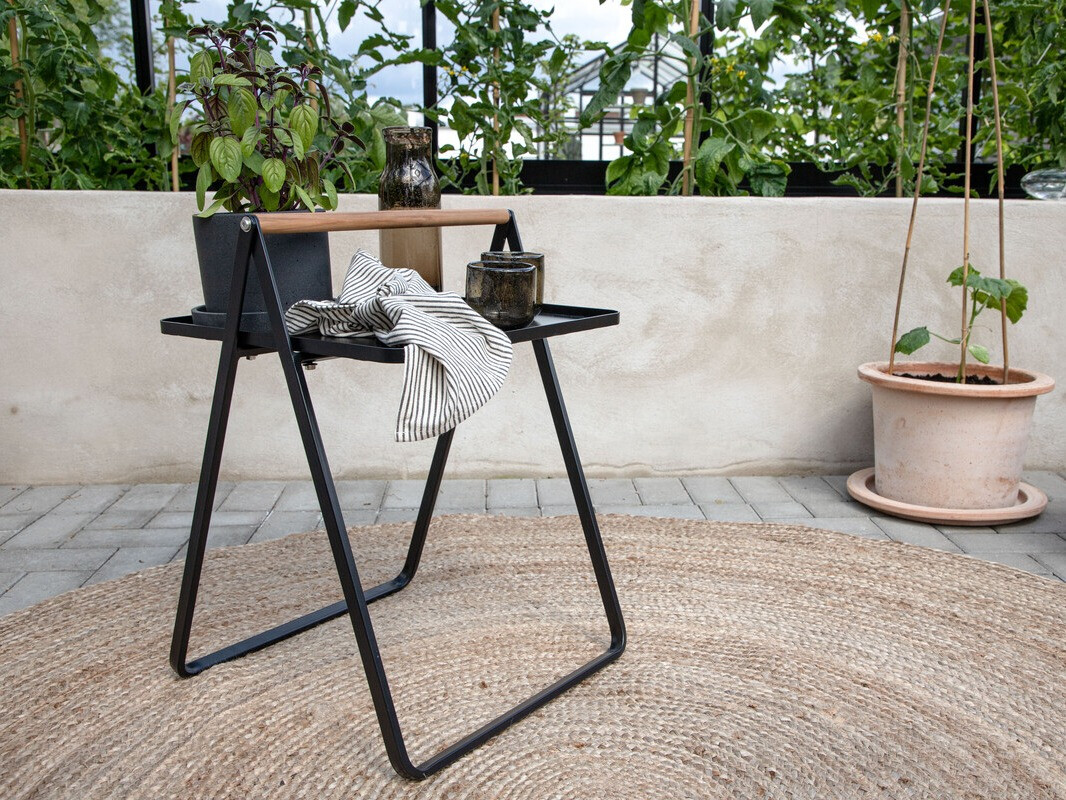 Dārza galdiņš Dallas 3467 (Melns)