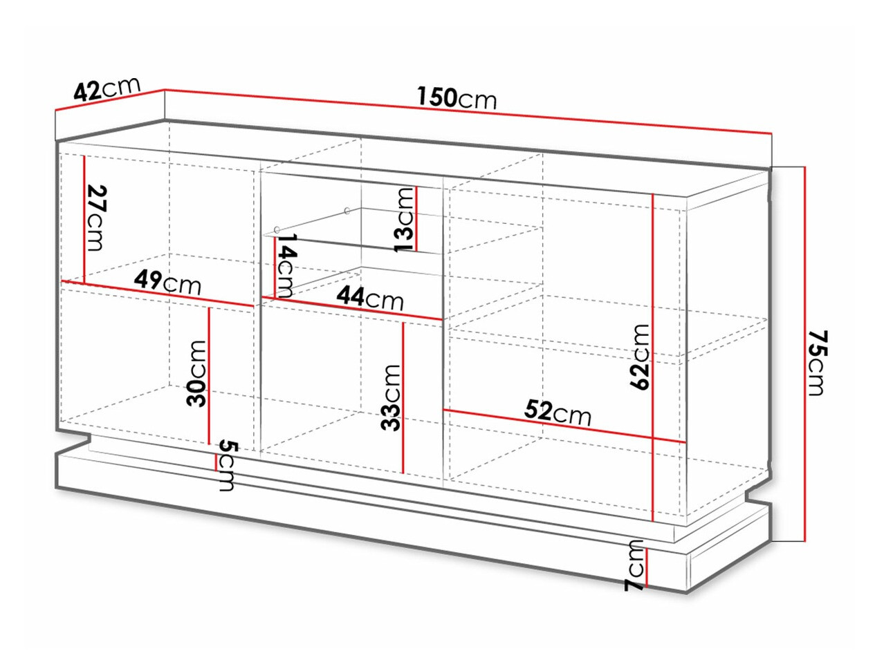 Шкафчик Charlotte 186 (Белый + Глянцевый белый)