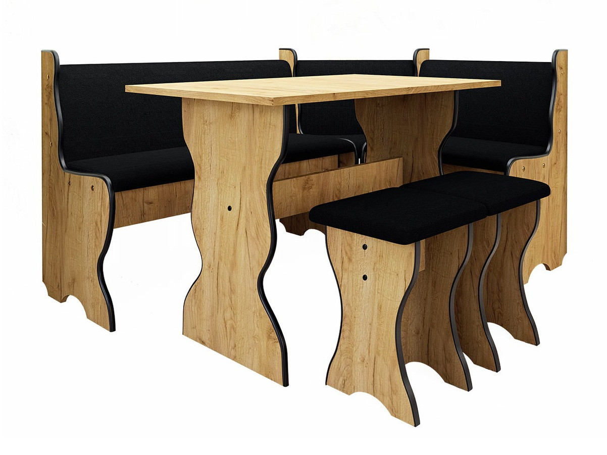 Кухонный угол Reading 100 (Ремесло золотой дуб + Hugo 100)