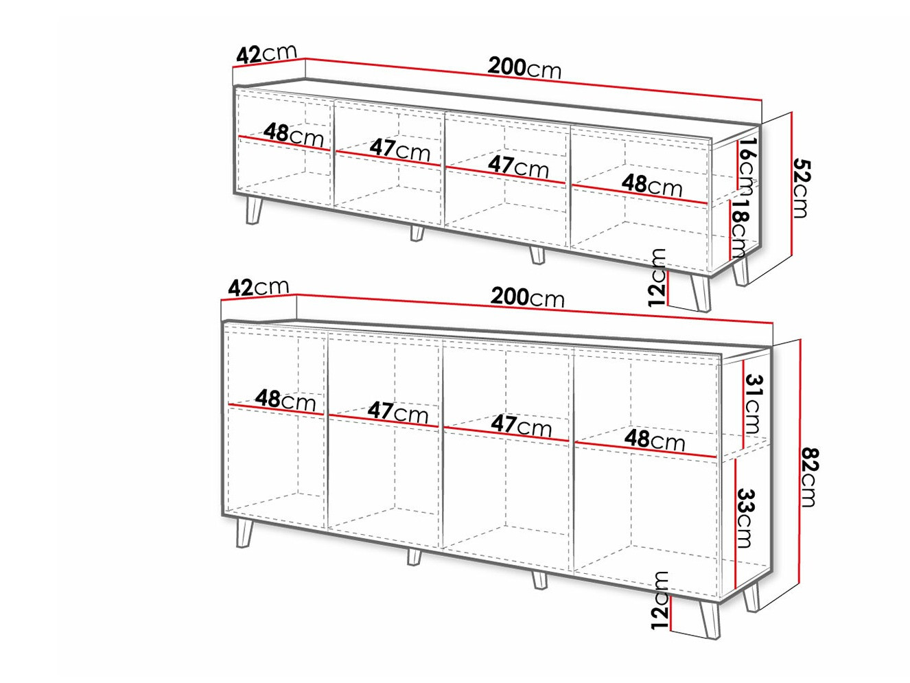 Viesistabas komplekts Charlotte 212 (Balts)