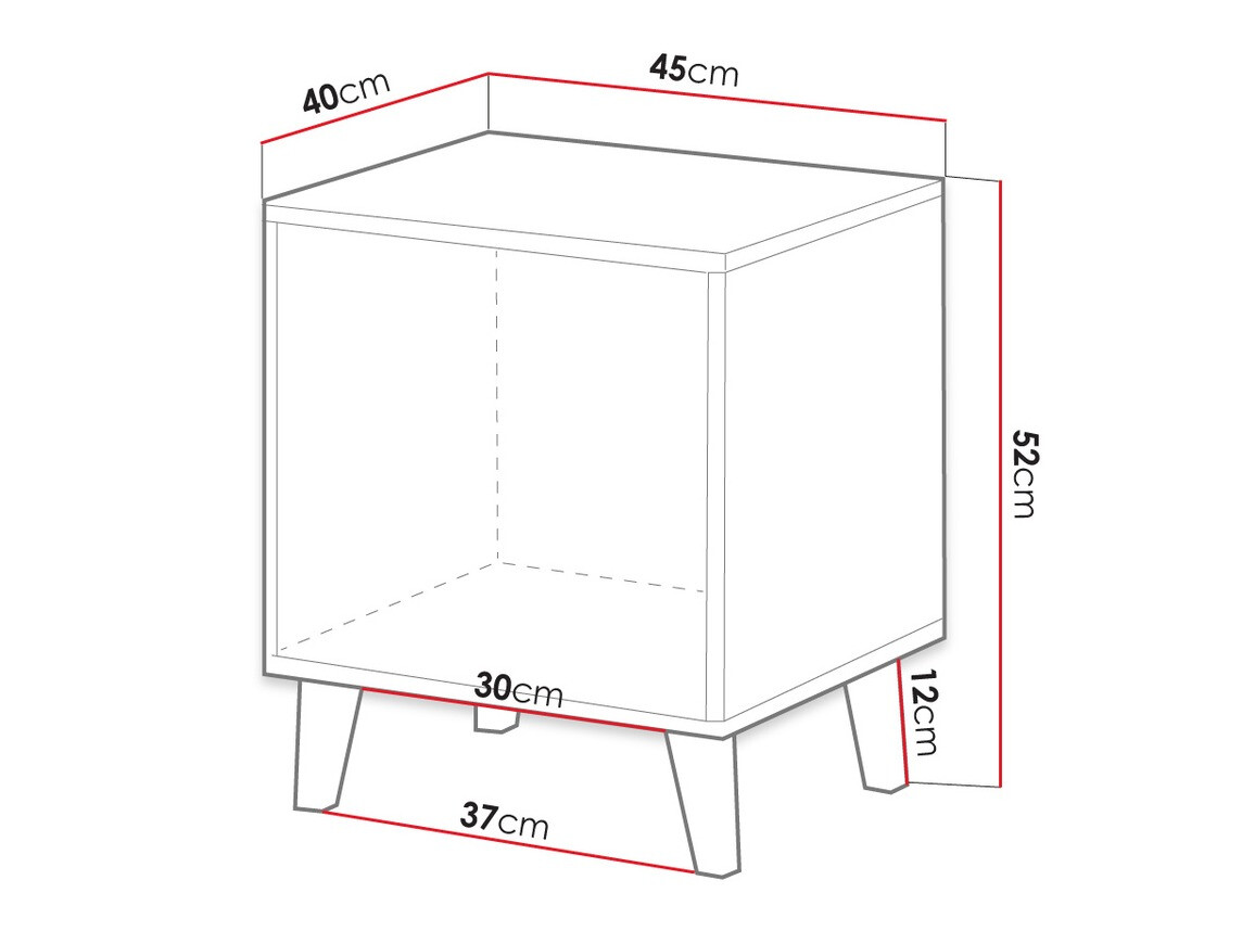 Комплект прикроватных тумбочек Remeta 104 (Дуб вотан)