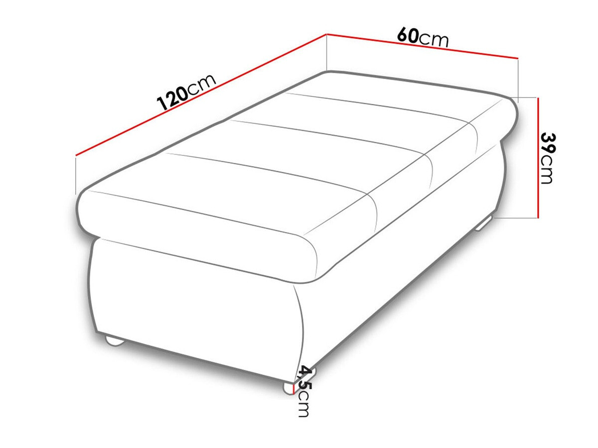 Мягкая скамья Comfivo 143 (Venus Velvet 2921 + Miu 2059)