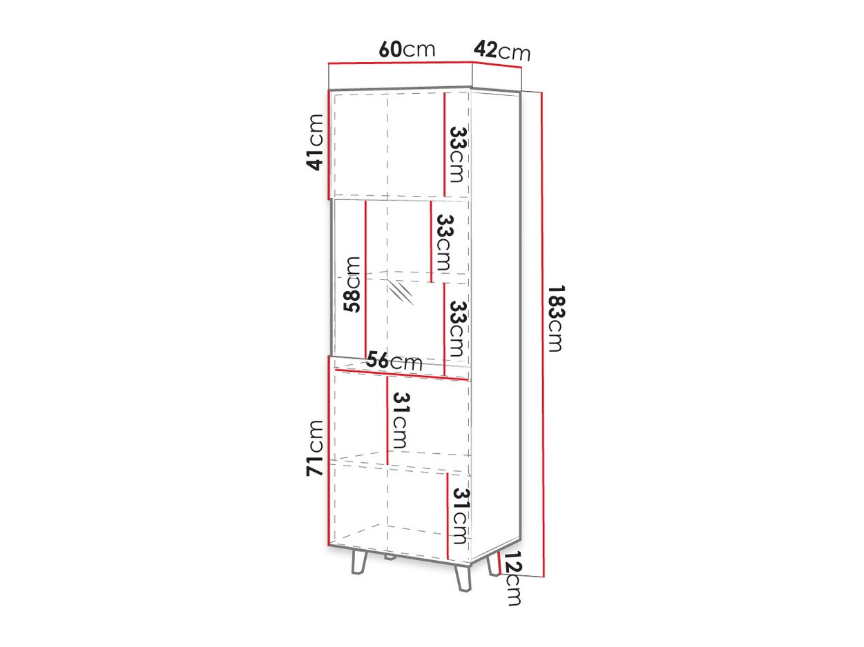 Plaukts Remeta 105 (Antracīts)