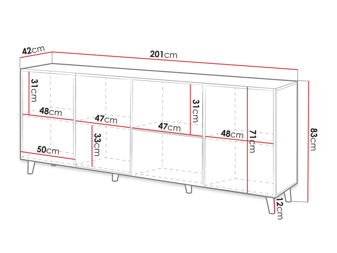 Шкафчик Remeta 100 (Антрацит)