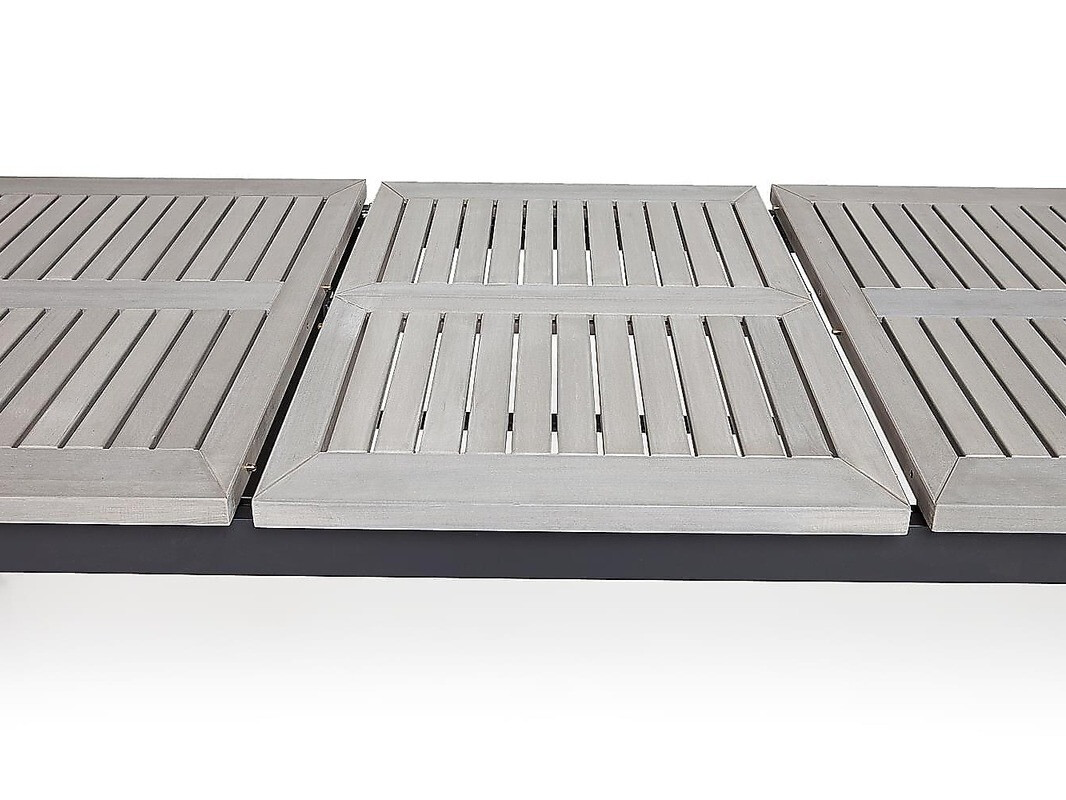 Стол и стулья Comfort Garden 1327 (Чёрный + Серый)