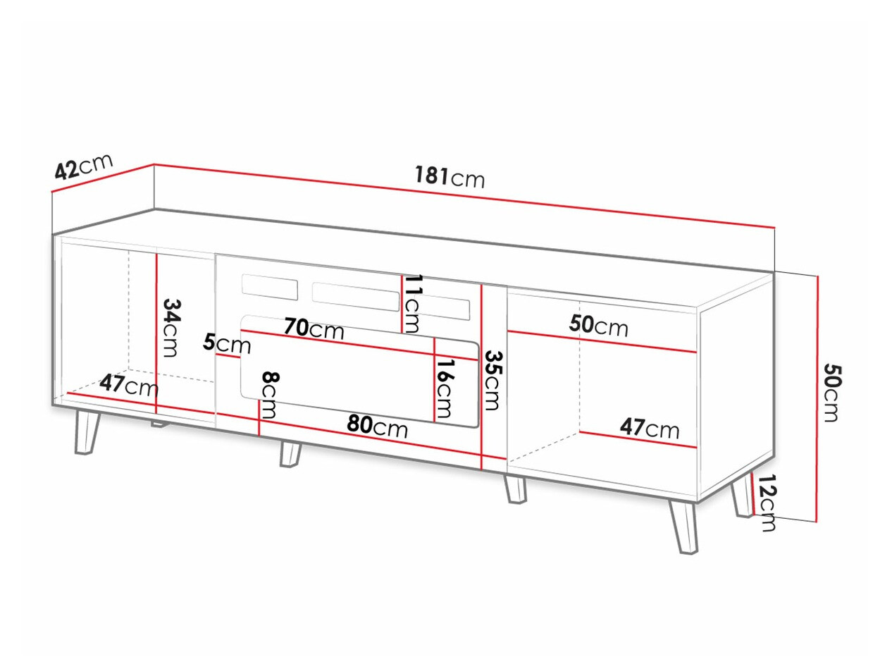 TV galds Remeta 107 (Antracīts)
