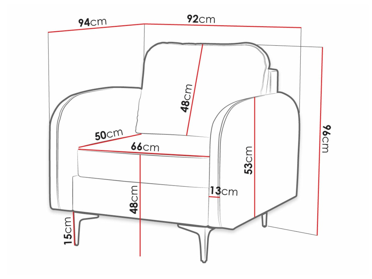 Кресло Torlua 100 (Manila 25)