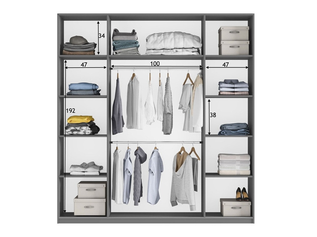 Шкаф Honolulu 130 (Серый)