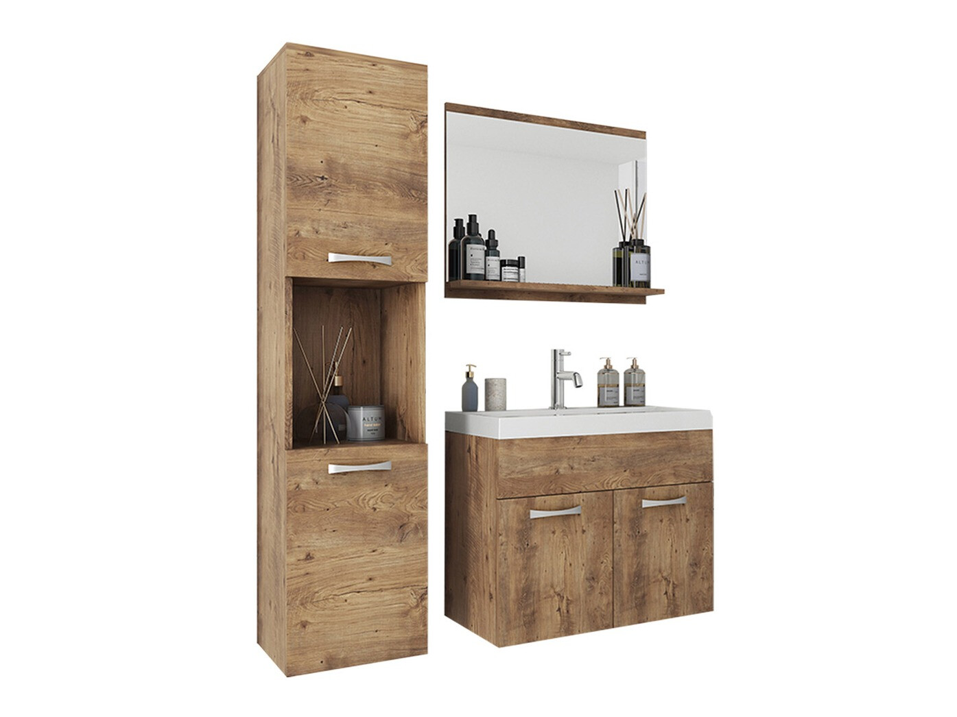 Набор для ванной комнаты Sarasota 122 (Орех)