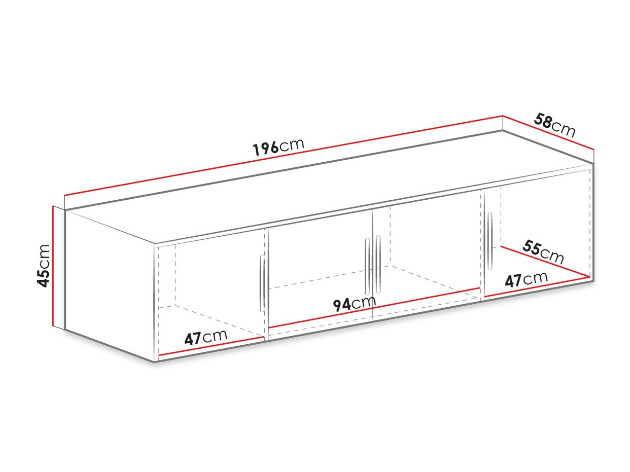 Шкаф Dortivu 147 (Белый)