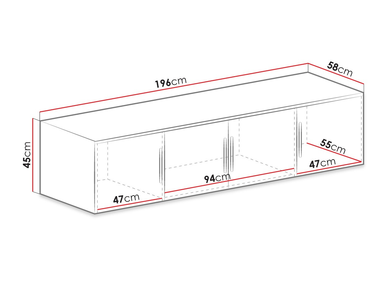 Шкафчик Dortivu 146 (Графит)