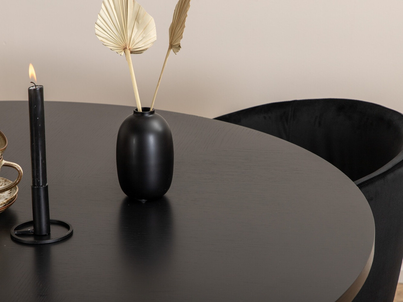 Ēdamistabas komplekts Dallas 2381 (Melns)