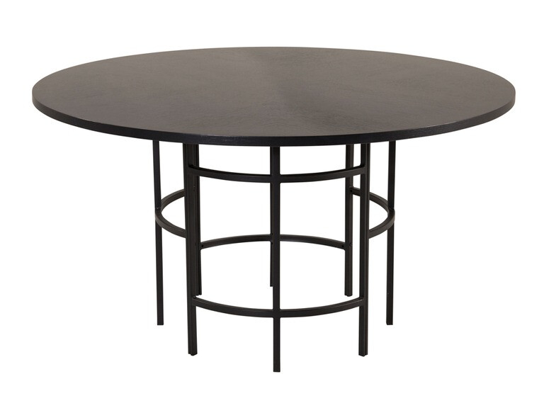 Ēdamistabas komplekts Dallas 2386 (Melns + Krēms)