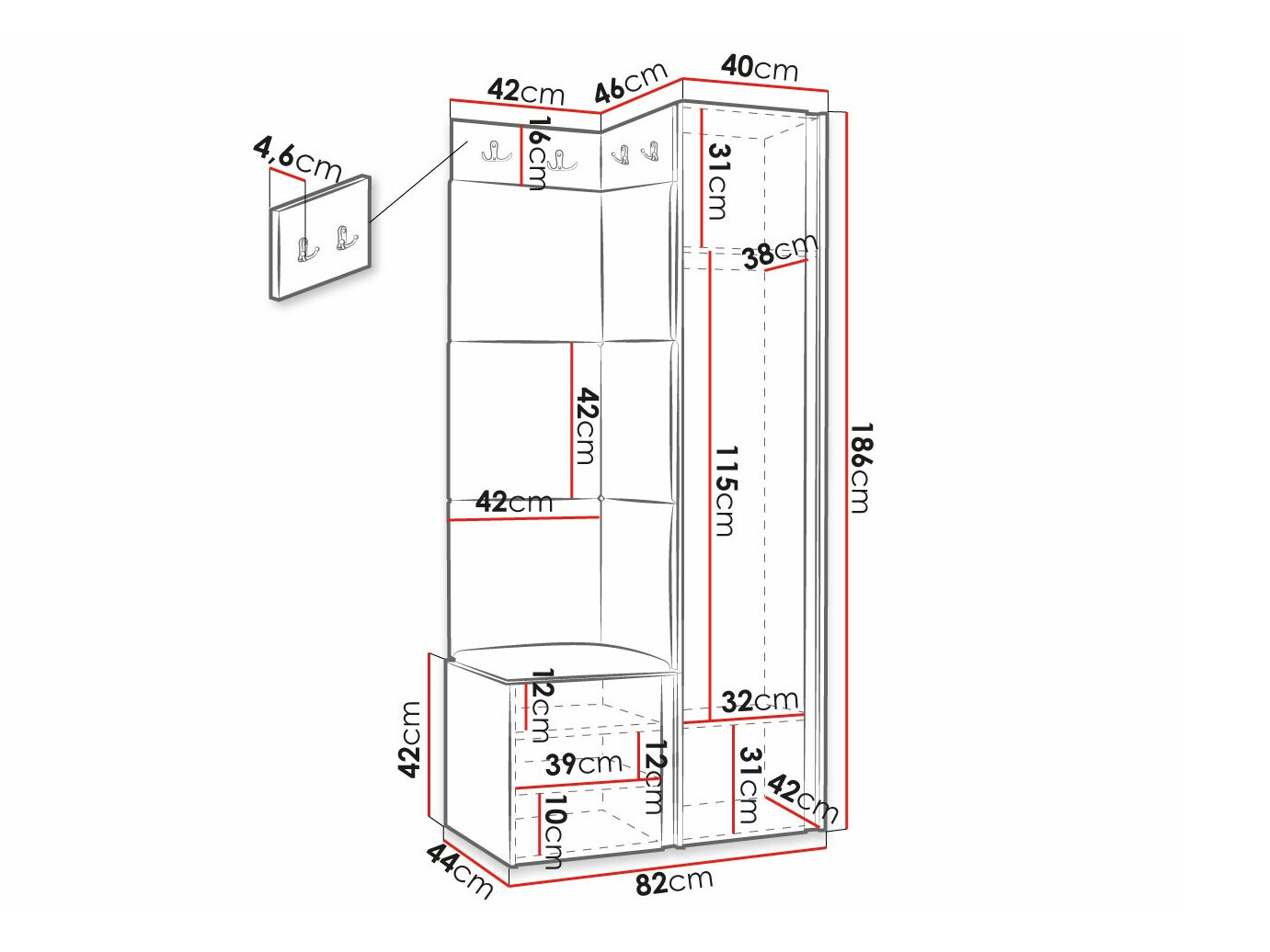 Priekšnama komplekts Hartford 390 (Manila 09)