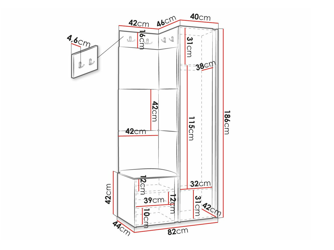 Priekšnama komplekts Hartford 390 (Manila 16)