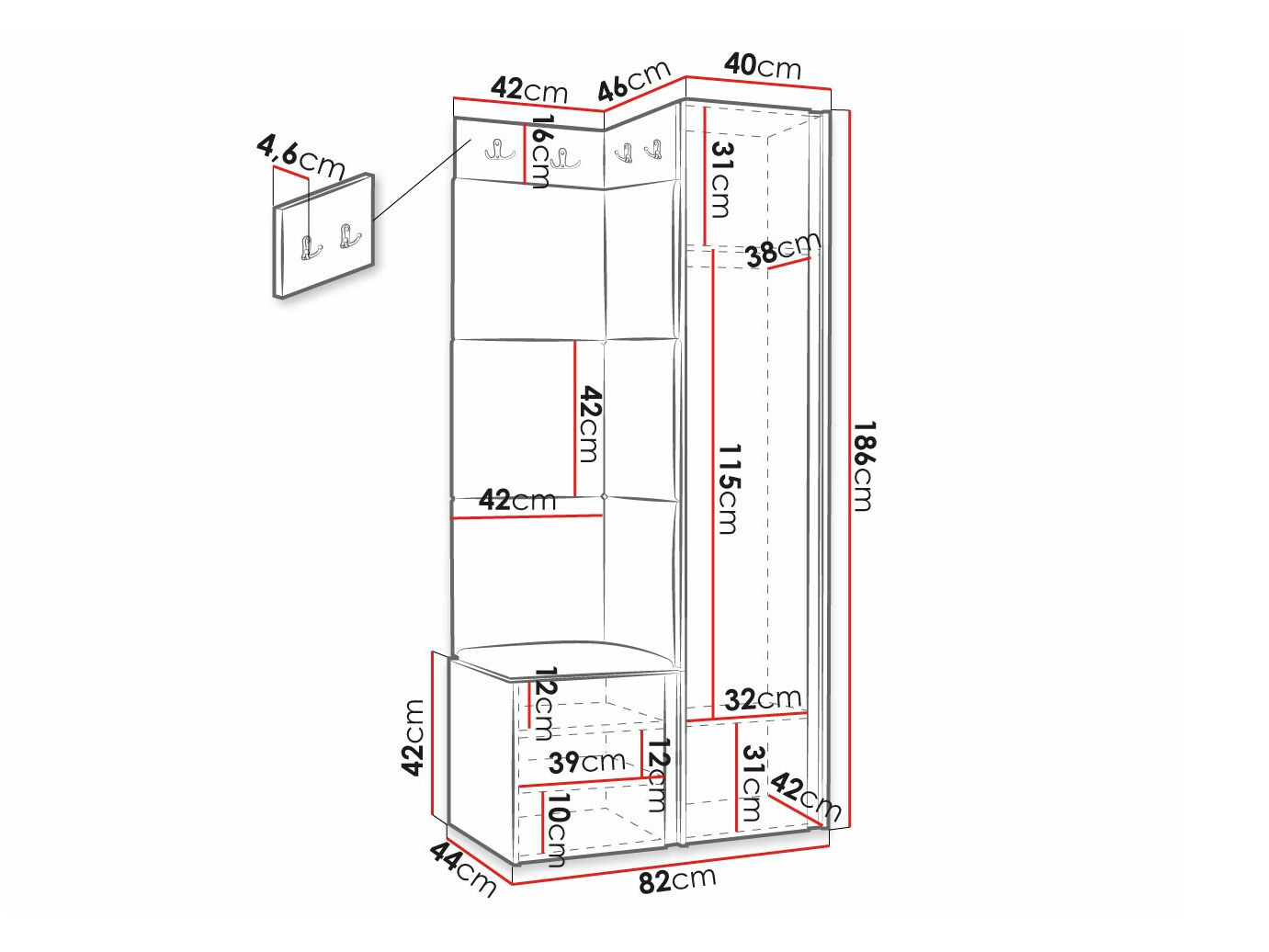 Priekšnama komplekts Hartford 390 (Manila 35)