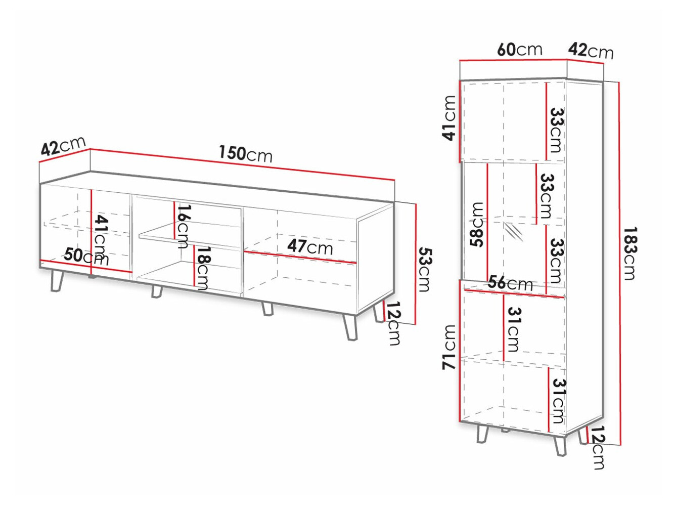 Viesistabas komplekts Levmari 110 (Balts)