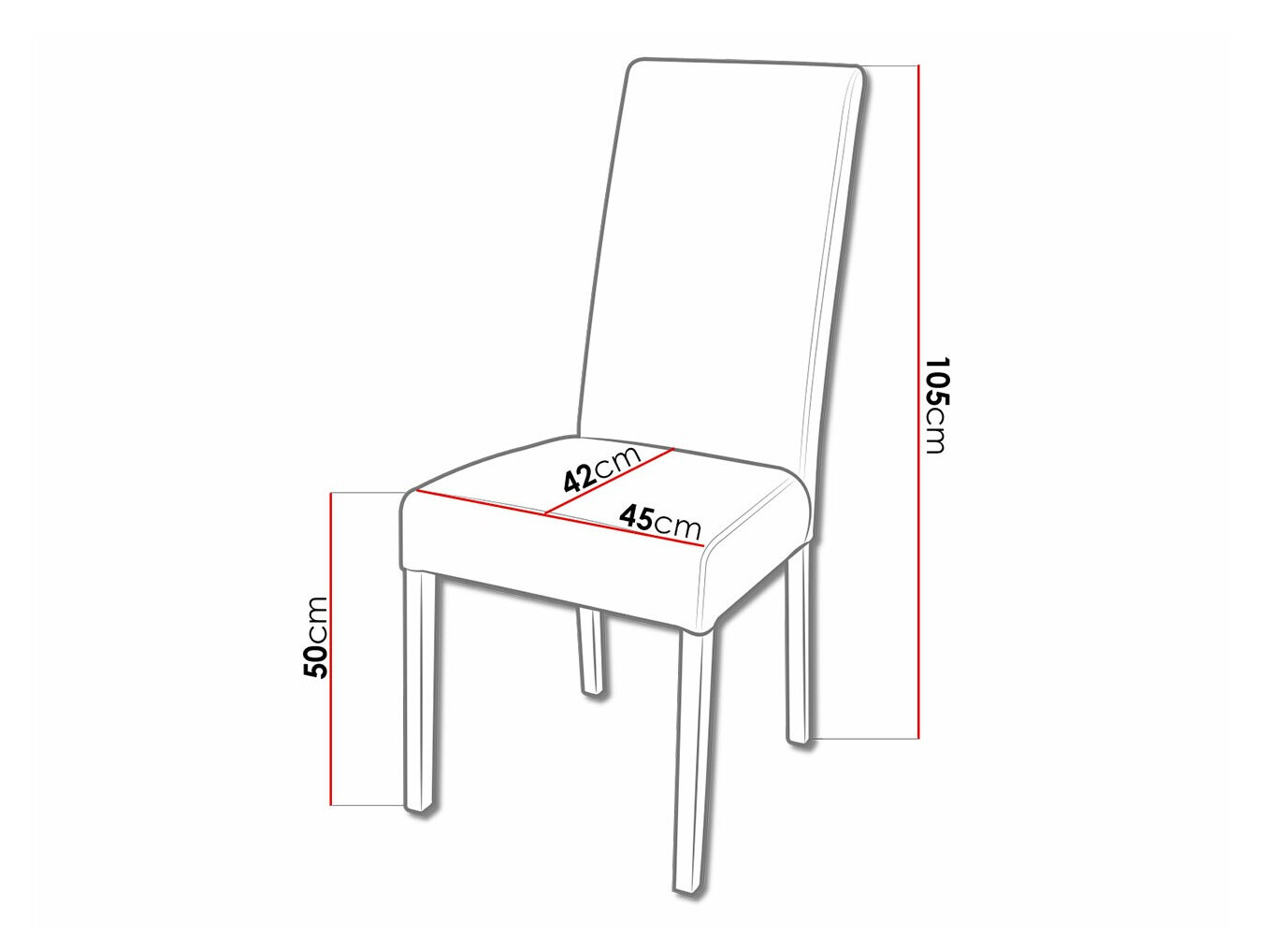 Krēsls Sparks 184 (Balts)