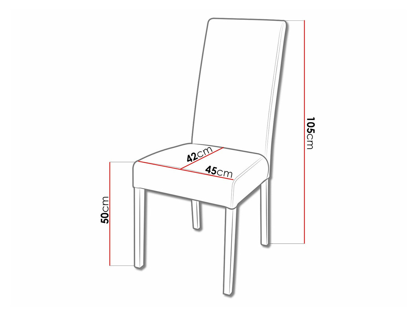 Krēsls Sparks 184 (Balts)